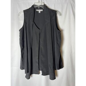 Elegant Larry Levine Sleeveless Draped Top‎